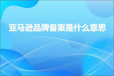 璺ㄥ鐢靛晢鐭ヨ瘑:浜氶┈閫婂搧鐗屽妗堟槸浠€涔堟剰鎬? width=