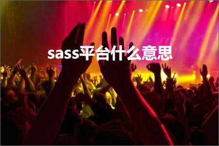 璺ㄥ鐢靛晢鐭ヨ瘑:sass骞冲彴浠€涔堟剰鎬? width=